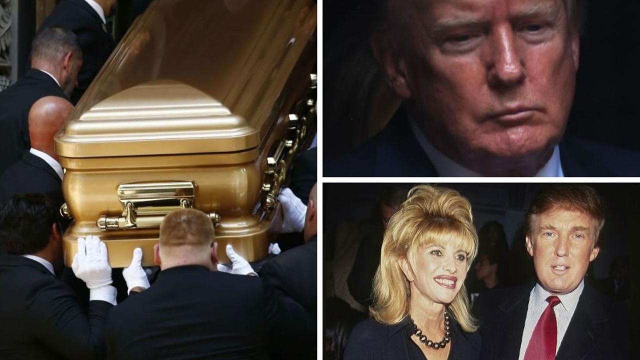 At Ivana Trump's Funeral, a Gold-Hued Coffin and the Secret