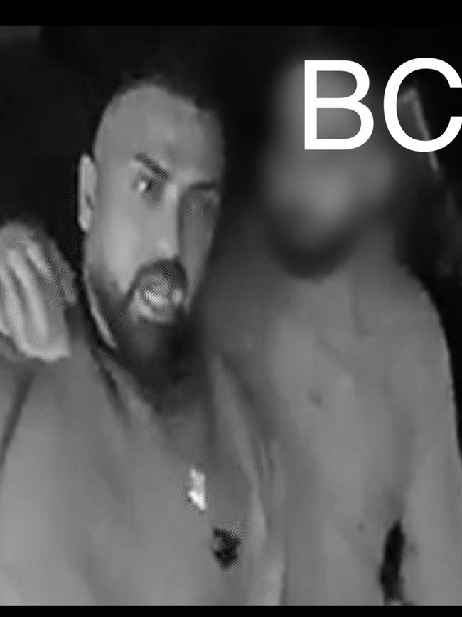 The man pictured “Person BC” has now been identified by police, with legal action pending, police said in a statement. Picture: Supplied