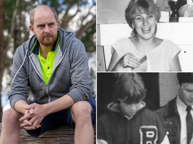 David Balding (left), his sister Janine (top right), and Wayne Wilmot.