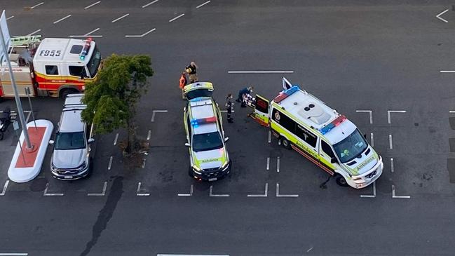 Two vehicle crash on Grafton St at about 5.30pm. Picture: Supplied