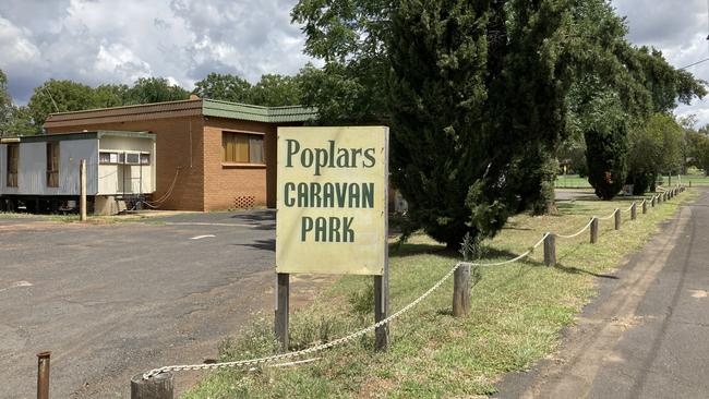 Poplars Caravan Park at Dubbo has been ordered to clean up. Picture: Ryan Young