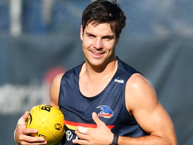 Darcy Fogarty gets his chance in the Crows’ forward line. Picture: Getty Images