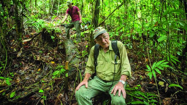 David Billings on one of his 16 trips to Papua New Guinea.