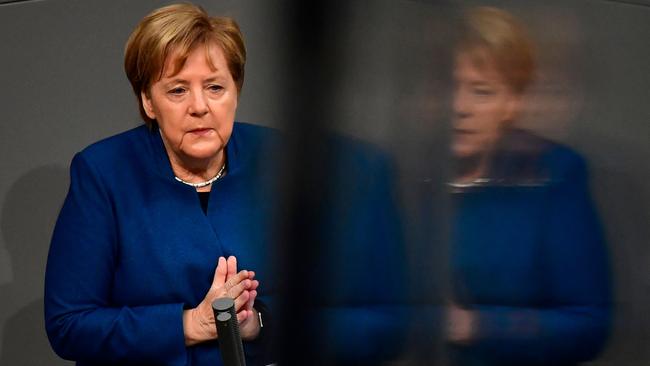 German Chancellor Angela Merkel. Picture: AFP