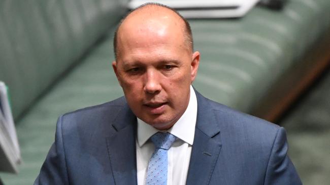 Home Affairs Minister Peter Dutton. Picture: AAP