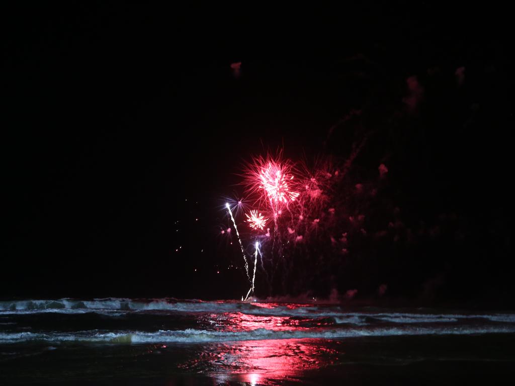 Surfers Paradise for New Year’s Eve 2019 during the 8pm Fireworks. Picture Mike Batterham