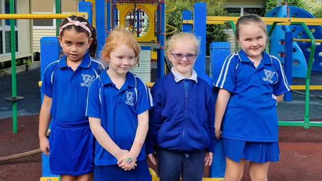 My First Year 2022: Ashwell State School prep class (Hazel, Amber, Saskia, and Ayla).