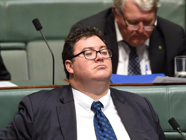 Coalition MP George Christensen has confirmed he will not split from the party. Picture: AAP