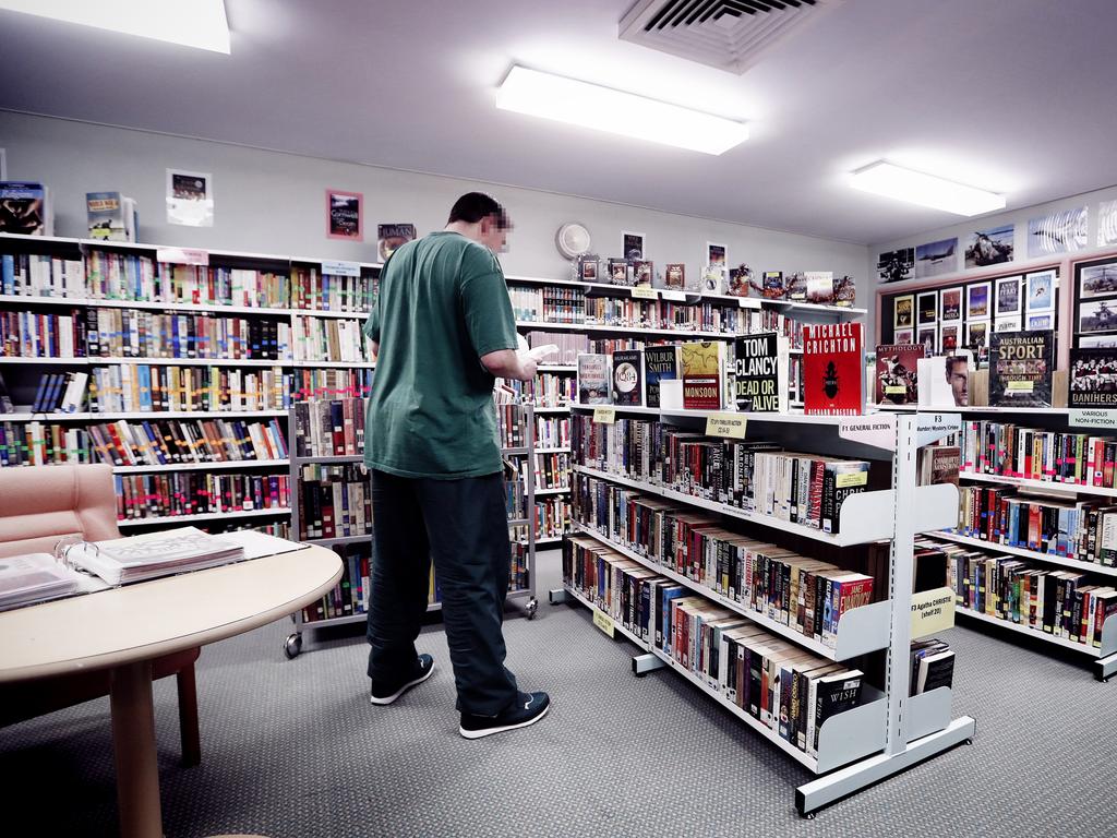 Milat was banned from the prison library at Goulburn Correctional Centre after hunger strikes and slashing his arm. Picture: Sam Ruttyn