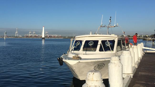 The St Kilda Ferry commuter trial is travelling from Williamstown to Port Melbourne, and back again, every day for three weeks. 