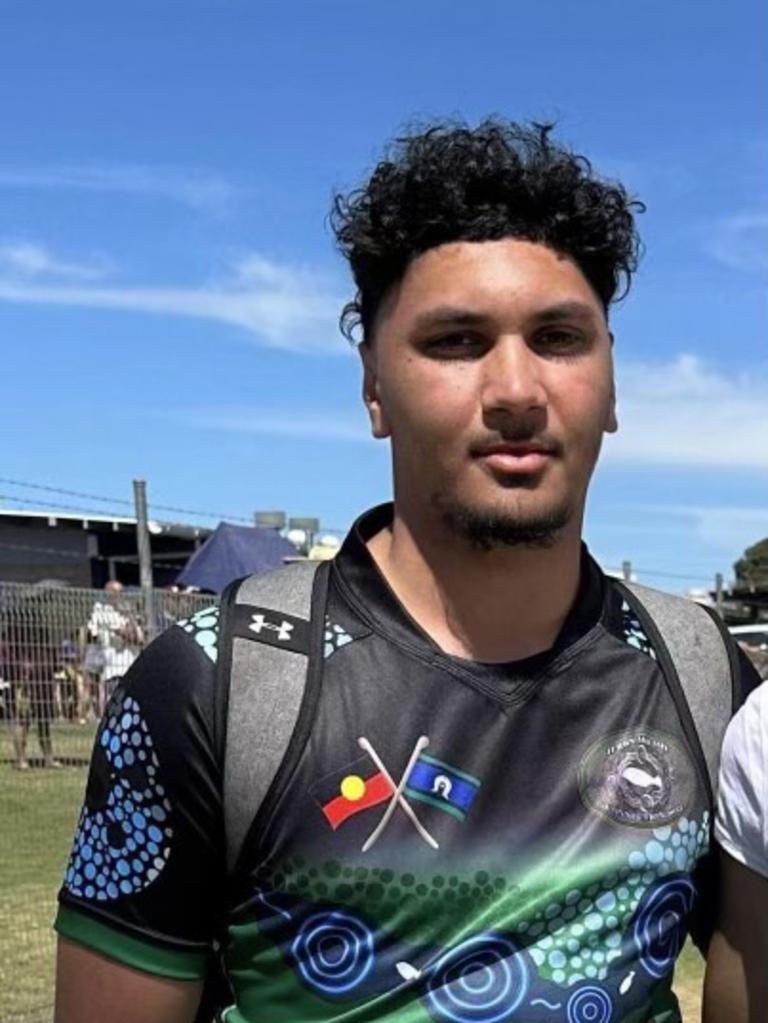 Jahleel Duncan of the Godfrey Swan Memorial at the Koori Knockout. Picture: Contributed