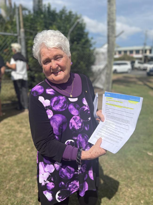 Former Bundaberg councillor Mary Walsh said the council's delegation policy suggested the controversial pool demolition should have been left to councillors to decide.