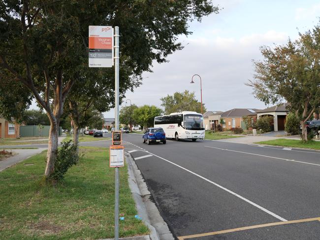 The scene of the fatal stabbing. Picture: David Crosling