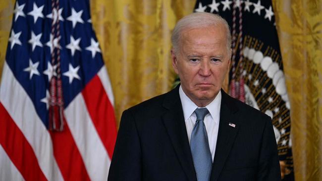 Joe Biden is reportedly considering dropping out. Picture: Jim Watson/AFP