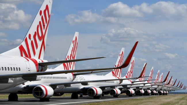 Virgin Australia plans to retrench a third of its workforce as it emerges from administration. Picture: Darren England