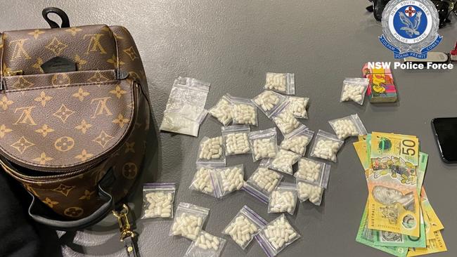 Some of the drugs seized by police at both Listen Out & Knockout Outdoor Festival. Source: NSW Police Media