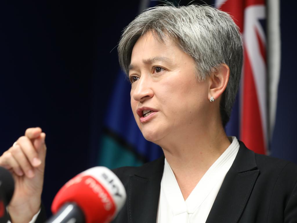 Senator Penny Wong said regional security in the Pacific ‘goes beyond any single leader or any single nation’. Picture: NCA NewsWire / Dean Martin