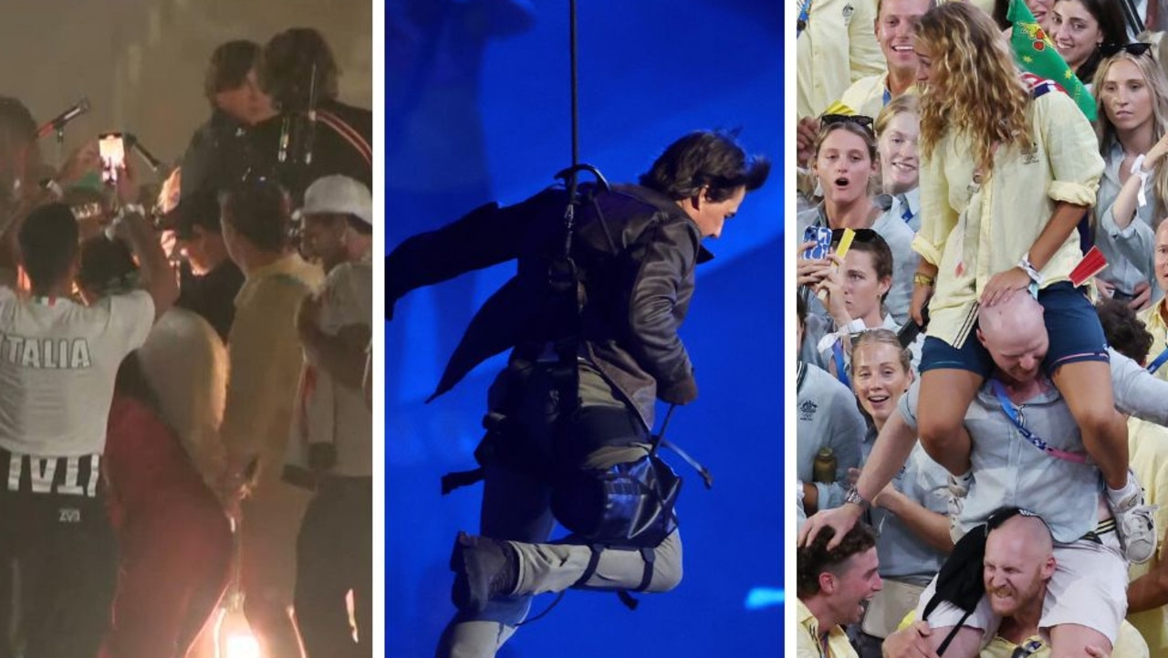 Tom Cruise invades the Opening Ceremony.