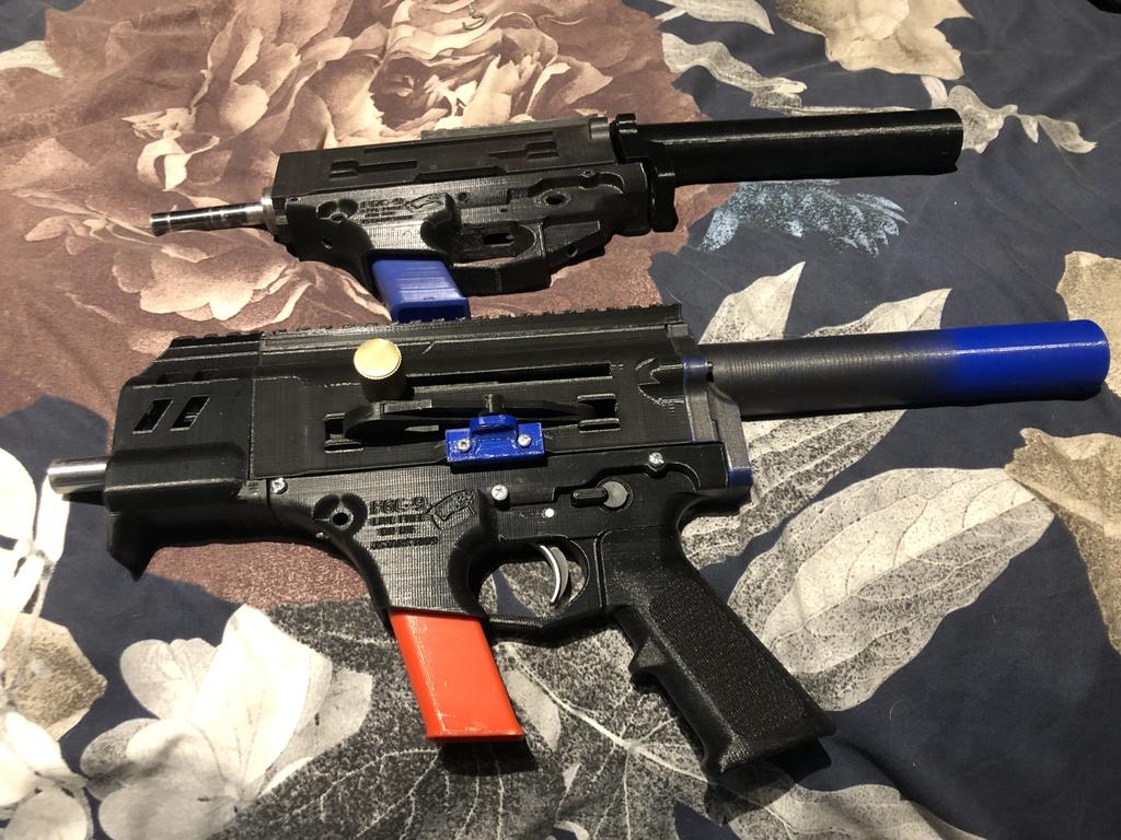 South Australian police have seized semi-automaticghost guns and the 3D printers used to make them weapons. Picture: SA Police