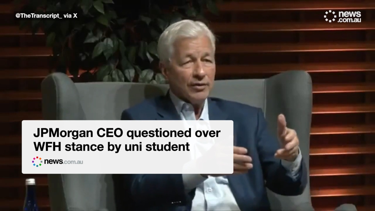 JPMorgan CEO questioned over WFH stance by uni student