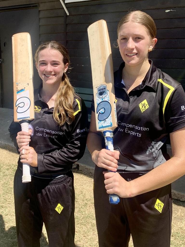 Western Suburbs' pair Abbie Trevethan and Rebecca Storrs.