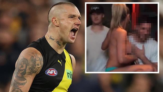 Gillon McLachlan has responded to video appearing to show Dustin Martin at a strip club.