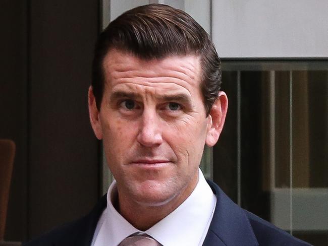 SYDNEY, AUSTRALIA - NewsWire Photos -MARCH 28 2022: Ben Roberts-Smith is seen leaving the Federal Court in Sydney. Mr Roberts-Smith is suing three former Fairfax newspapers over articles he says defamed him in suggesting he committed war crimes in Afghanistan between 2009 and 2012. Picture NCA Newswire/ Gaye Gerard