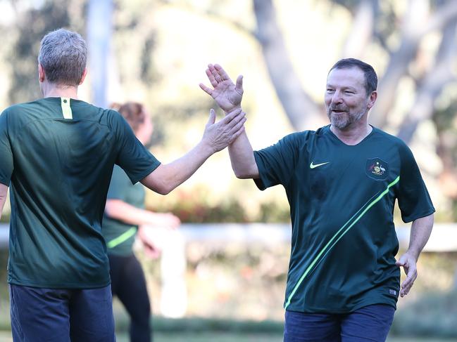 Labor MP Graham Perrett.Pollies vs press soccer match at Parliament House in Canberra. Picture Kym Smith