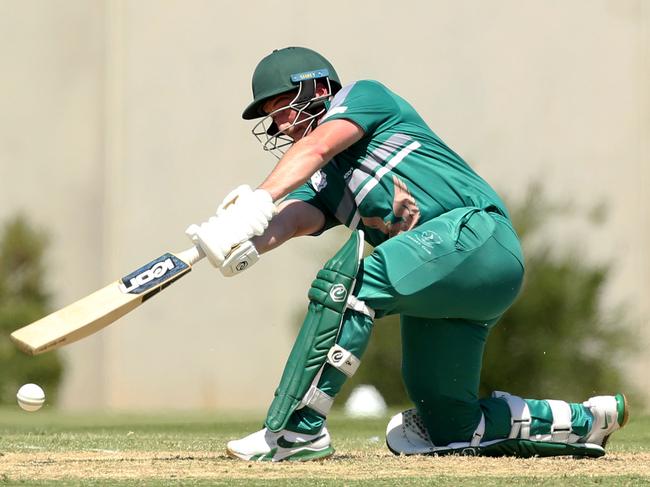 VTCA Cricket: PEGS v Airport West St Christopher'sAirport West St Christopher's batsman Dan Salpietro who made 81.Picture: Stuart Milligan