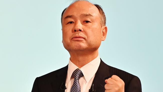 Softbank CEO Masayoshi Son’s management style concerns some investors Picture: AFP