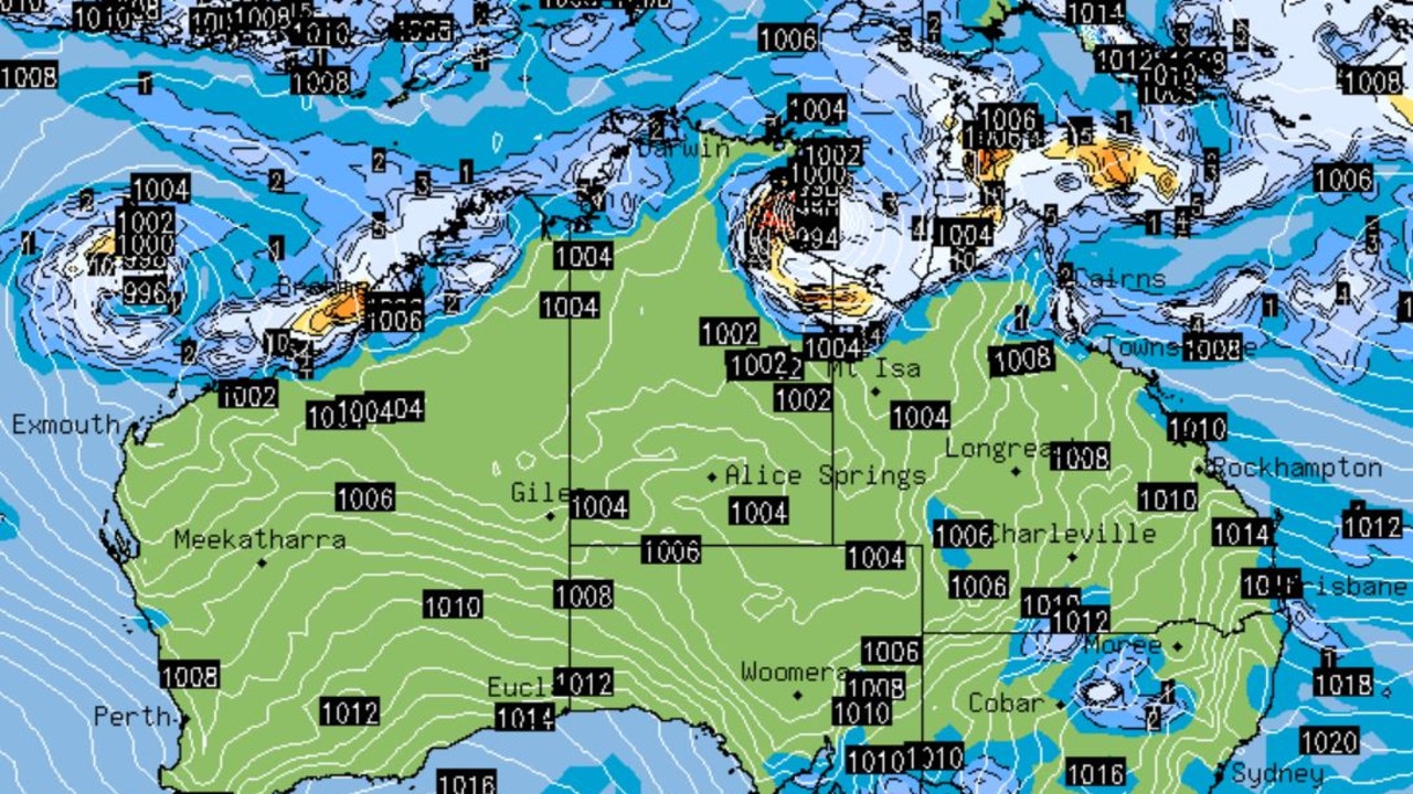 Cyclone warning at NT. Picture WeatherZone.JPG