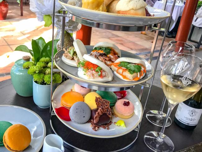 A tasty selection at the The Gardens by Lotus High Tea. Picture: Jenifer Jagielski