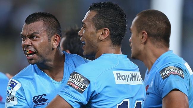 Kurtley Beale scored the Waratahs’ fourth and final five-pointer.