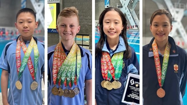 Young swimmers making their mark in the pool.