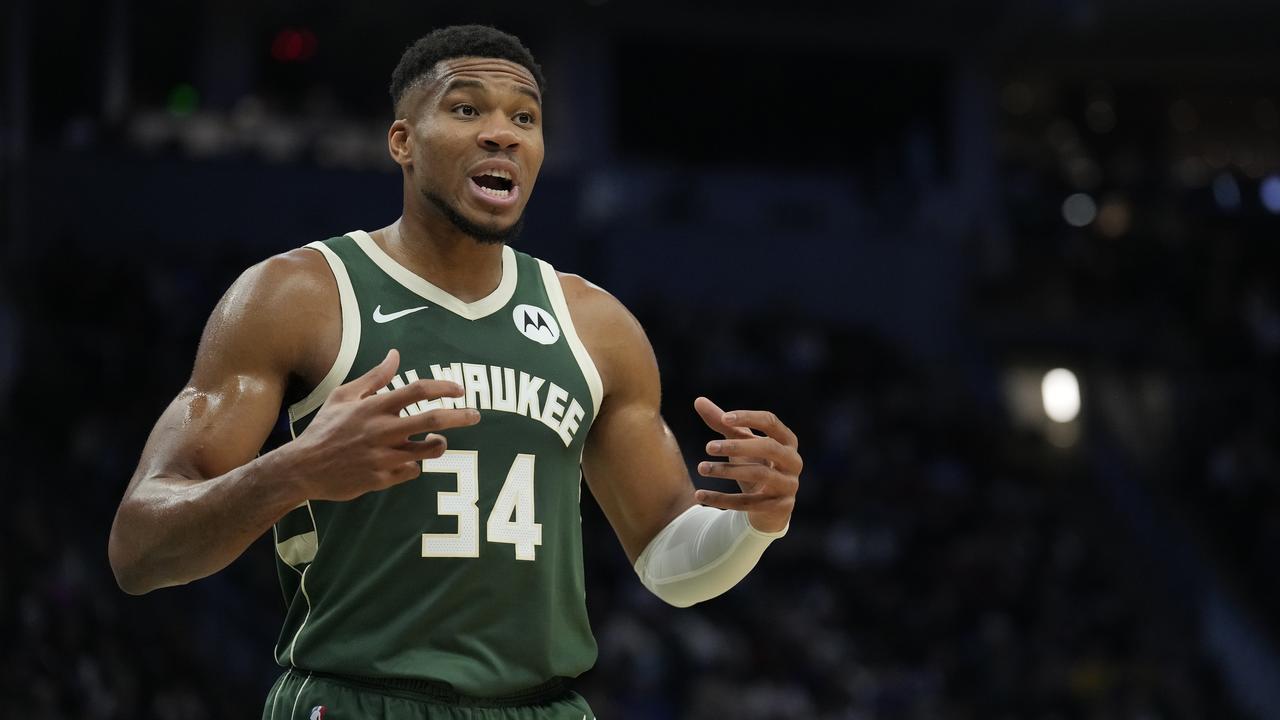 Giannis Antetokounmpo catches fire in Bucks win as NBA Cup run ends for Dyson Daniels’ Hawks