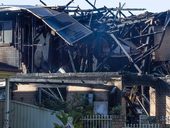 The home was completely gutted. Picture: Monique Harmer