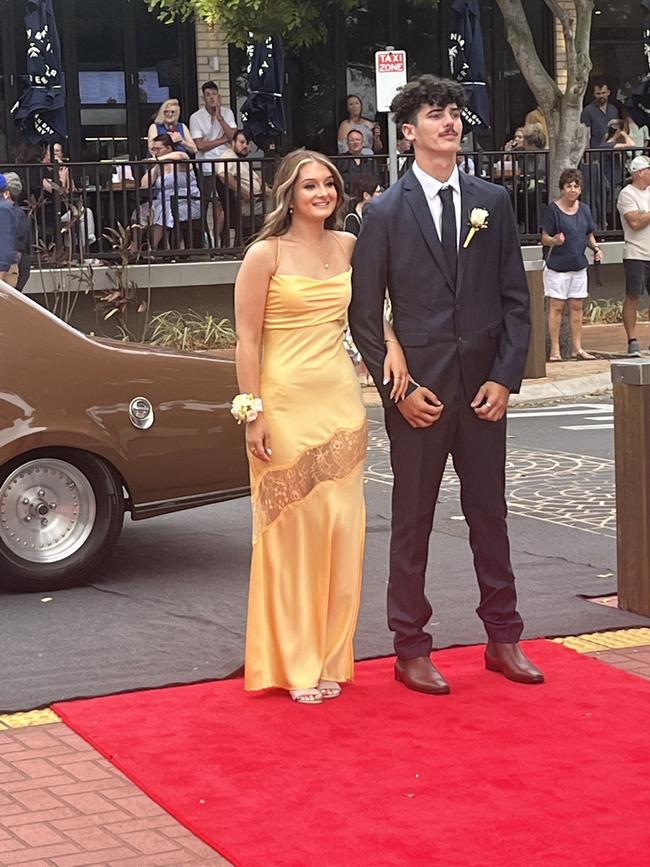 The students of Urangan State High School arrive at their formal.