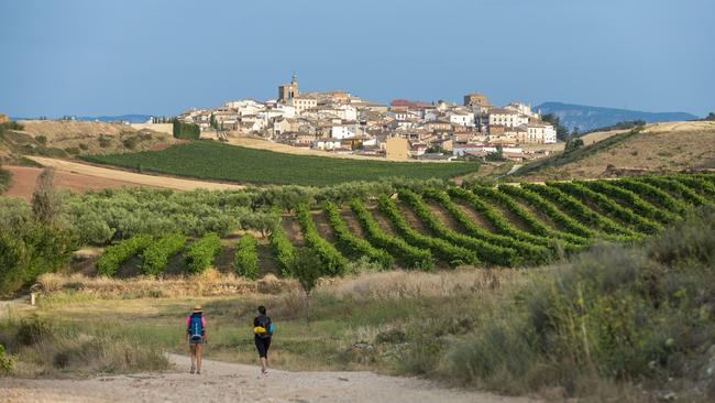 The Camino de Santiago is a pilgrimage which can be walked by connecting various different trails and routes through Europe ending at the tomb of St. James in north west Spain. Picture: Getty Images