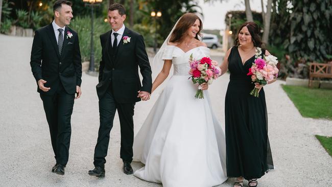 Sarah Lye and Ben Henry’s wedding. Picture: Sam Wyper Photography