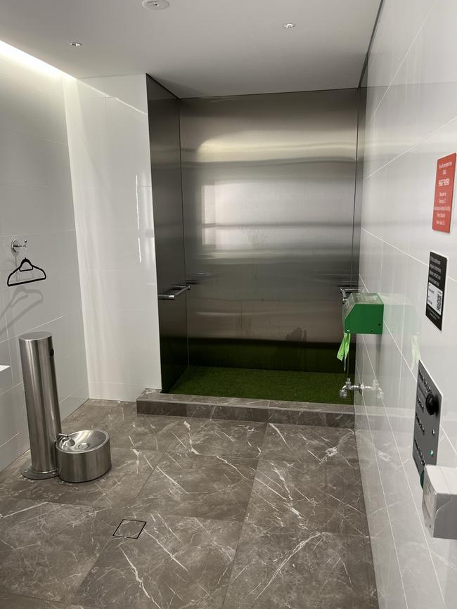 The new pet relief area in Sydney Airport's domestic T2 terminal. Picture: Supplied