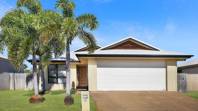 The home at 18 Daintree Drive, Bushland Beach sold for $623,000 in December. Picture: realestate.com.au