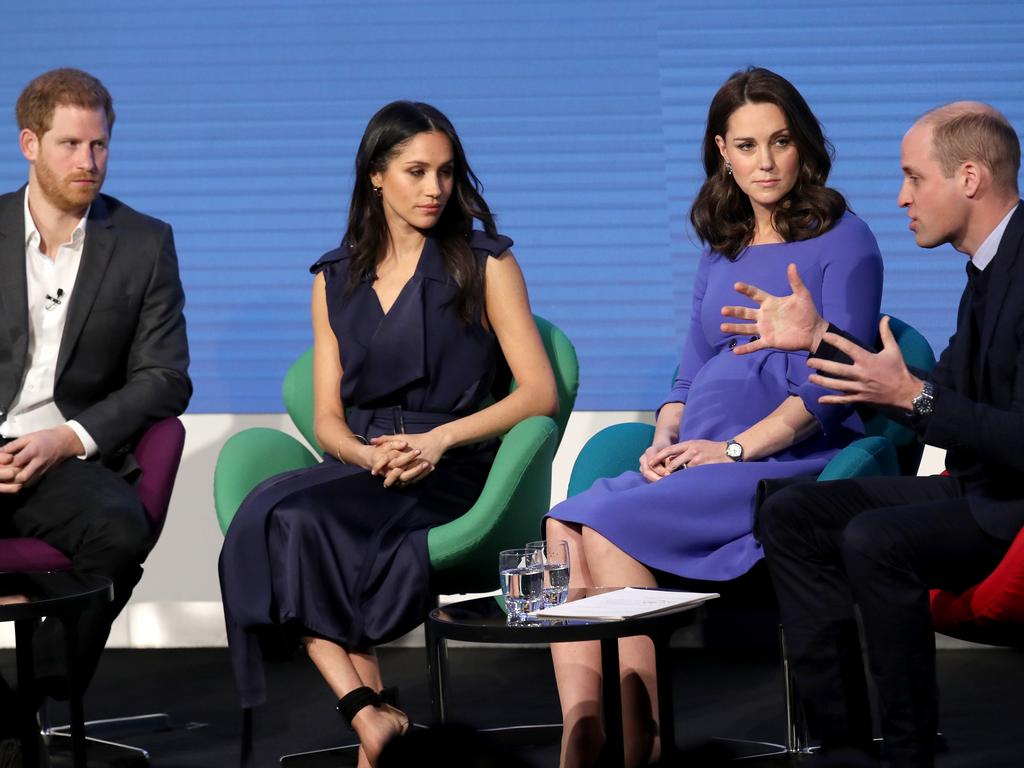 Royal expert Phil Dampier said it would soon be evident if there was tension between the two couples. Picture: Getty Images