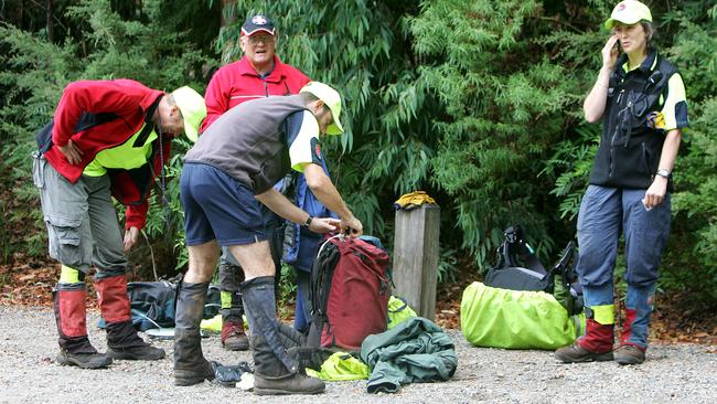 Searchers were unable to find lost bushwalker Warren Meyer in the Yarra Ranges National Park in 2008.