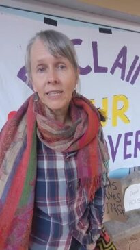 Reclaim our Recovery organiser Sally Newham speaks on Lismore's flood recovery