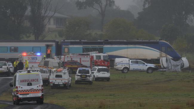 The tragic 2017 fatal train-vehicle collision at Kyogle near Andrews Street.