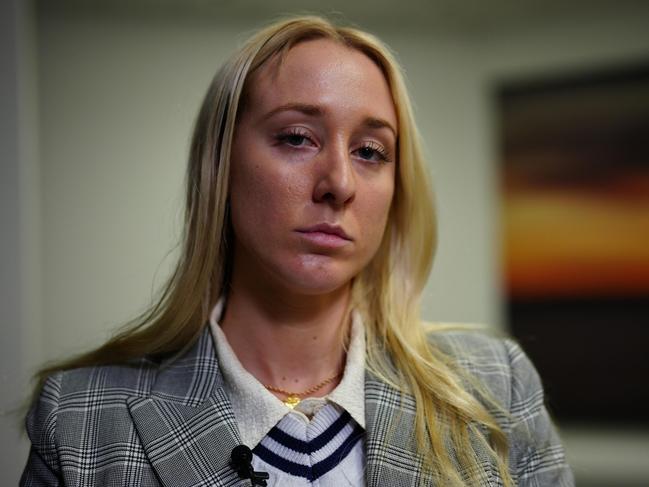 PERTH, AUSTRALIA - NewsWire Photos - 28 MAY 2024: Ariel Bombara has spoken about how she tried to warn authorities about the behaviour of her father, Mark James Bombara. Picture: POOL VIA ABC News: (Phil Hemingway)