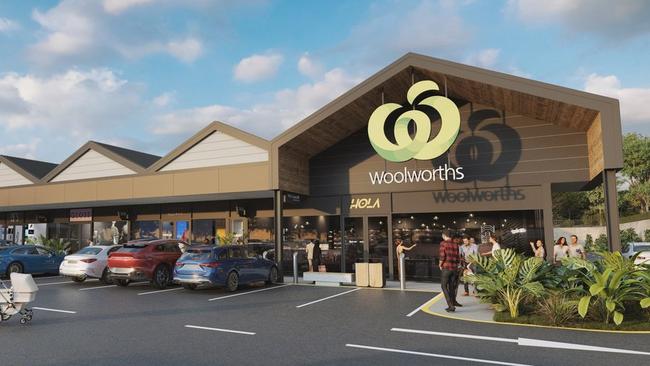 Design concepts for the new Woolworths proposed for Cooroy. Picture: Woolworths