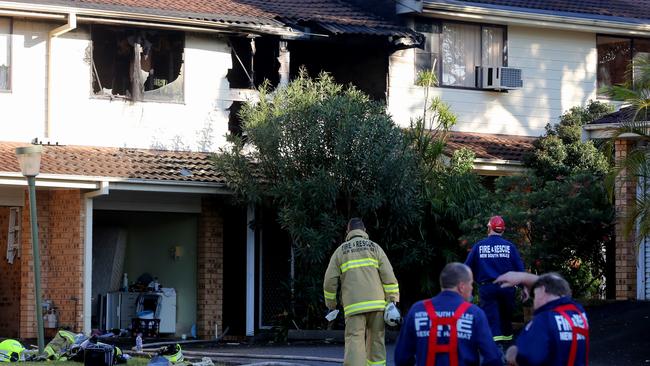 Thirty residents were evacuated during the emergency. Picture: John Grainger