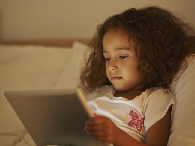 Screen time in bed is a big no-no.