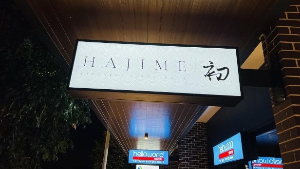 Hajime Japanese restaurant in Wynnum.